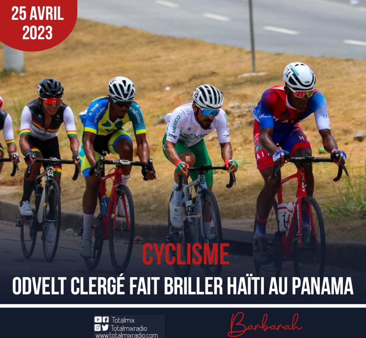 CYCLISME : ODVELT CLERGÉ FAIT BRILLER HAÏTI AU PANAMA