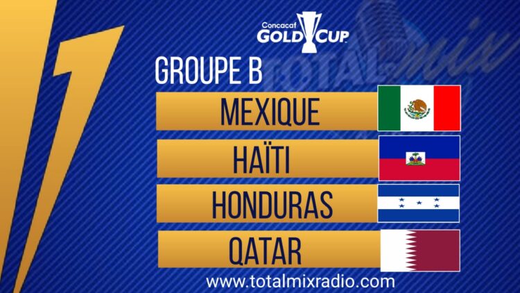 GOLD CUP 2023, HAÏTI DANS LE GROUPE B !