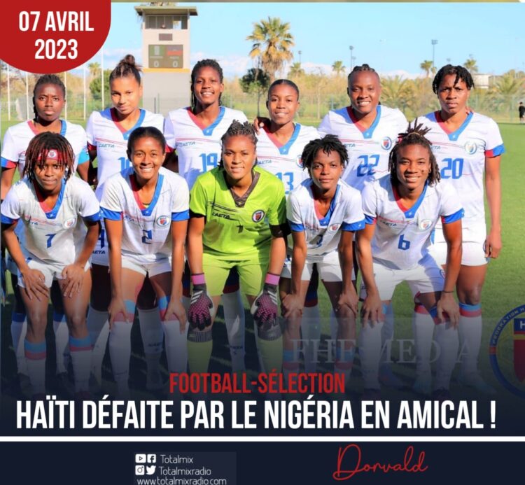 FOOTBALL : HAÏTI DÉFAITE PAR LE NIGÉRIA EN AMICAL