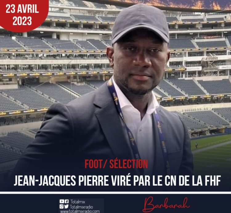 FOOTBALL : JEAN-JACQUES PIERRE VIRÉ PAR LE CN DE LA FHF