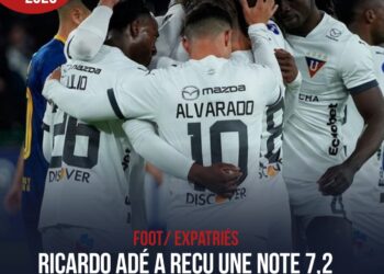 FOOTBALL-EXPATRIÉS: DEUXIÈME VICTOIRE ÉCLATANTE POUR RICARDO ADÉ ET LDU QUITO