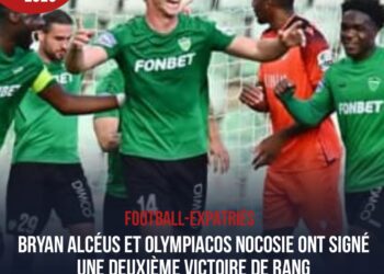 FOOTBALL- EXPATRIÉS: NOUVELLE VICTOIRE POUR ALCÉUS ET OLYMPIACOS NICOSIE