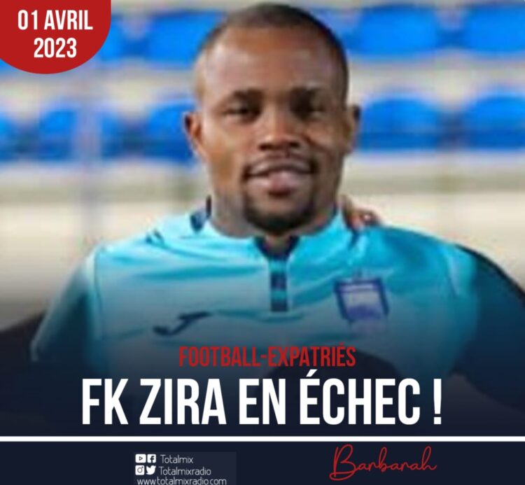 FOOTBALL : FK ZIRA EN ÉCHEC !