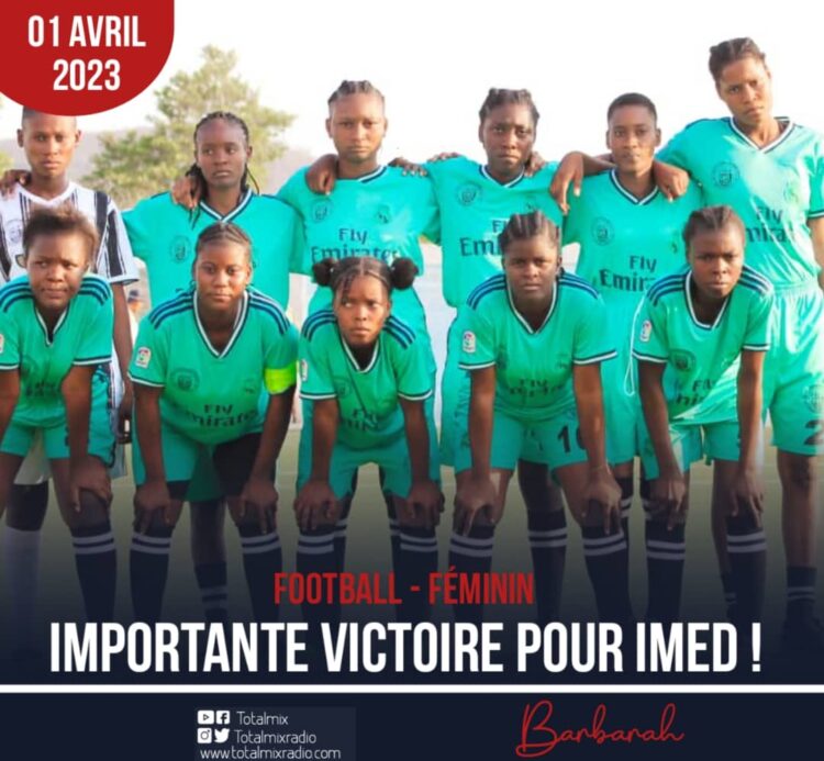 FOOTBALL – FÉMININ : IMPORTANTE VICTOIRE POUR IMED !