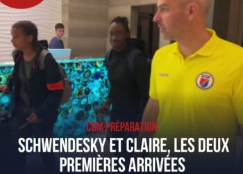 CDM PRÉPARATION : SCHWENDESKY ET CLAIRE ACCUEILLIES PAR DELÉPINE
