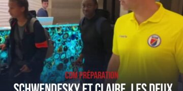 CDM PRÉPARATION : SCHWENDESKY ET CLAIRE ACCUEILLIES PAR DELÉPINE