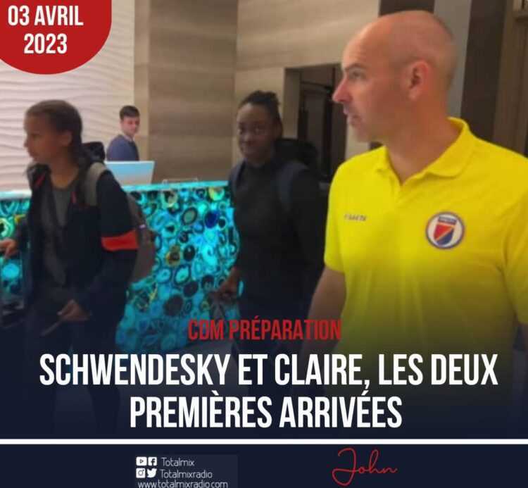 CDM PRÉPARATION : SCHWENDESKY ET CLAIRE ACCUEILLIES PAR DELÉPINE