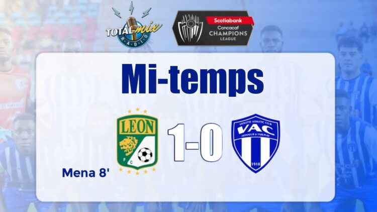 LDC CONCACAF : VIOLETTE DOS AU MUR CONTRE FC LEON À LA MI-TEMPS
