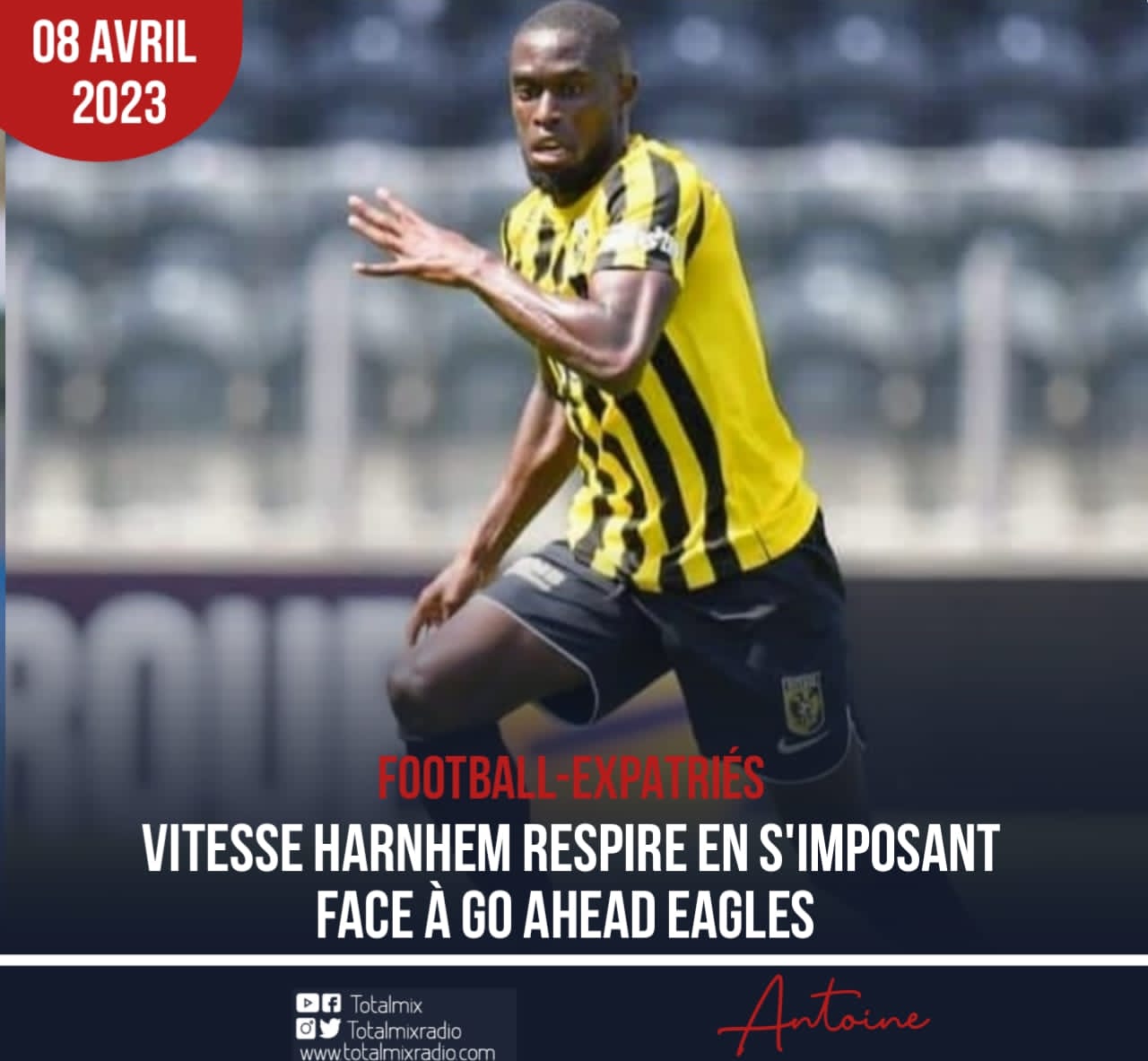 FOOT/EXPATRIÉS VITESSE ARNHEM D'ARCUS CARLENS S'OFFRE