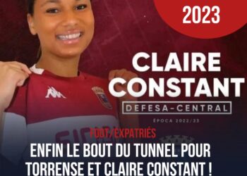 FOOTBALL : ENFIN LE BOUT DU TUNNEL POUR TORRENSE ET CLAIRE CONSTANT !