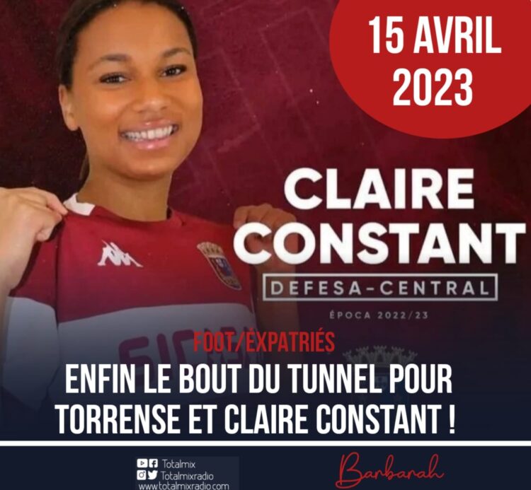 FOOTBALL : ENFIN LE BOUT DU TUNNEL POUR TORRENSE ET CLAIRE CONSTANT !
