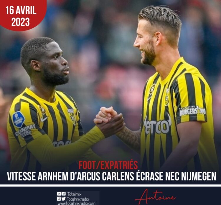 FOOT/EXPATRIÉS : ARCUS CARLENS AU TOP, VITESSE ARNHEM S’IMPOSE