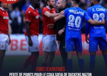 FOOT-EXPATRIÉS : LE CSKA SOFIA DE NAZON SE FAIT RAPPROCHER PAR SON POURSUIVANT