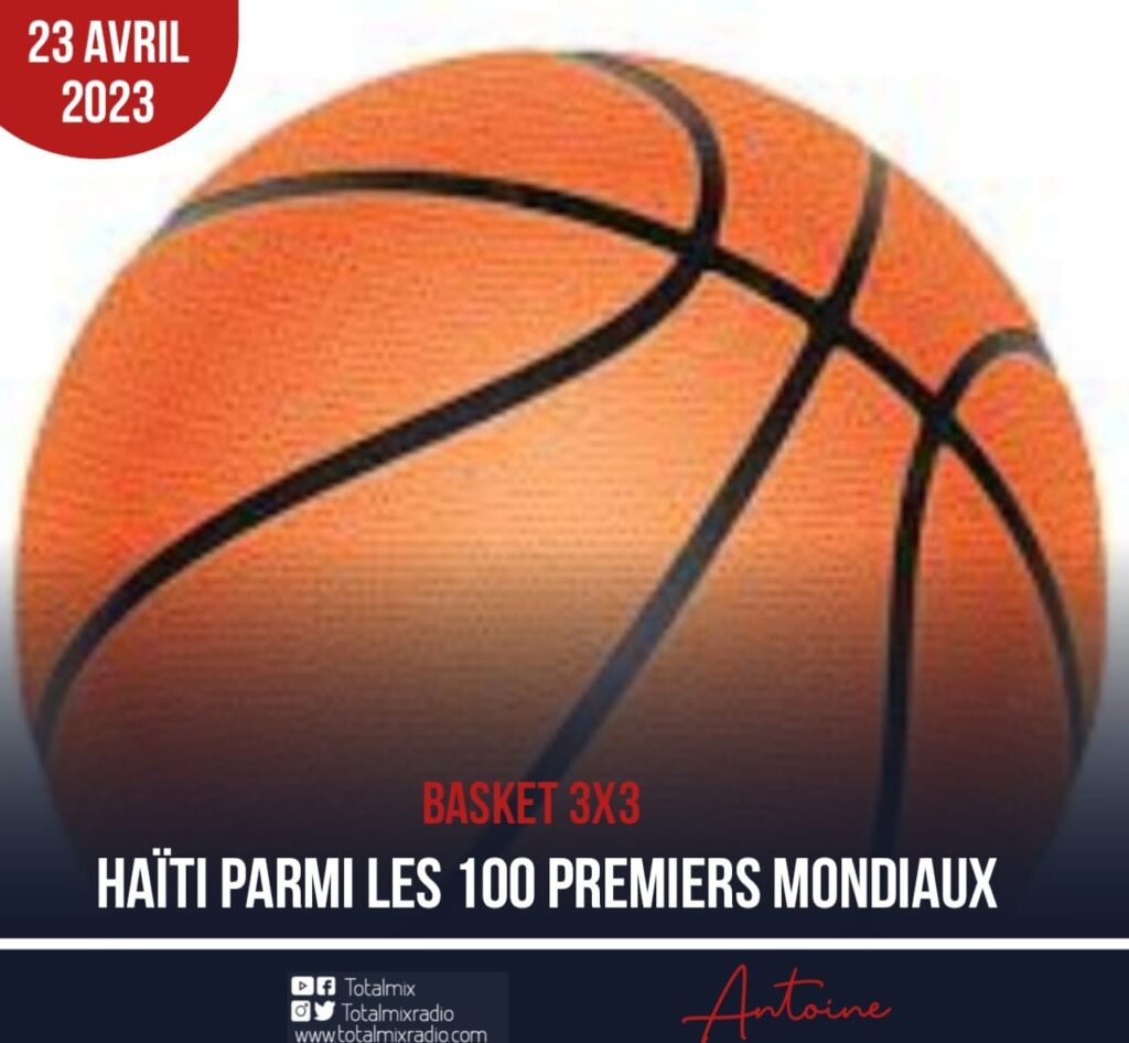 BASKET 3X3 HAÏTI DANS LE TOP 100 DU CLASSEMENT DE LA FIBA • Totalmix Radio
