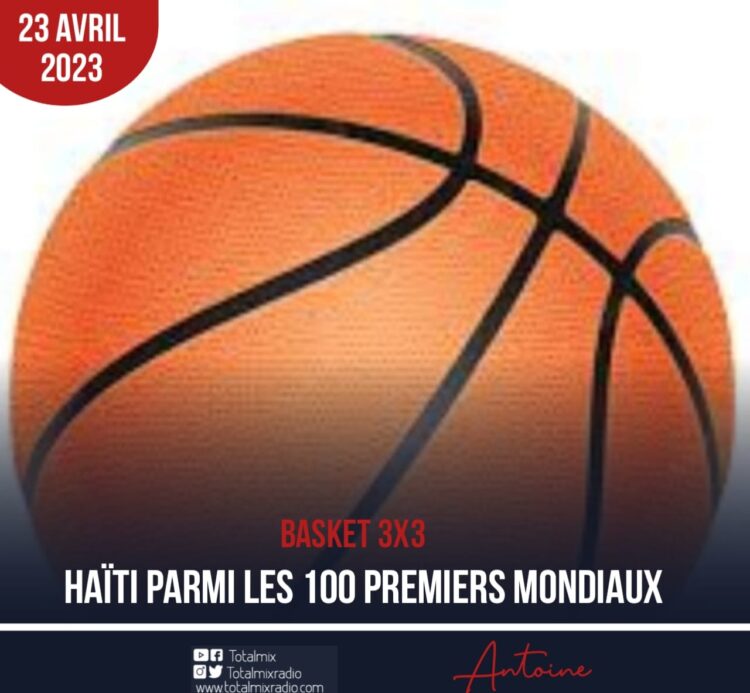 BASKET 3X3 : HAÏTI DANS LE TOP 100 DU CLASSEMENT DE LA FIBA