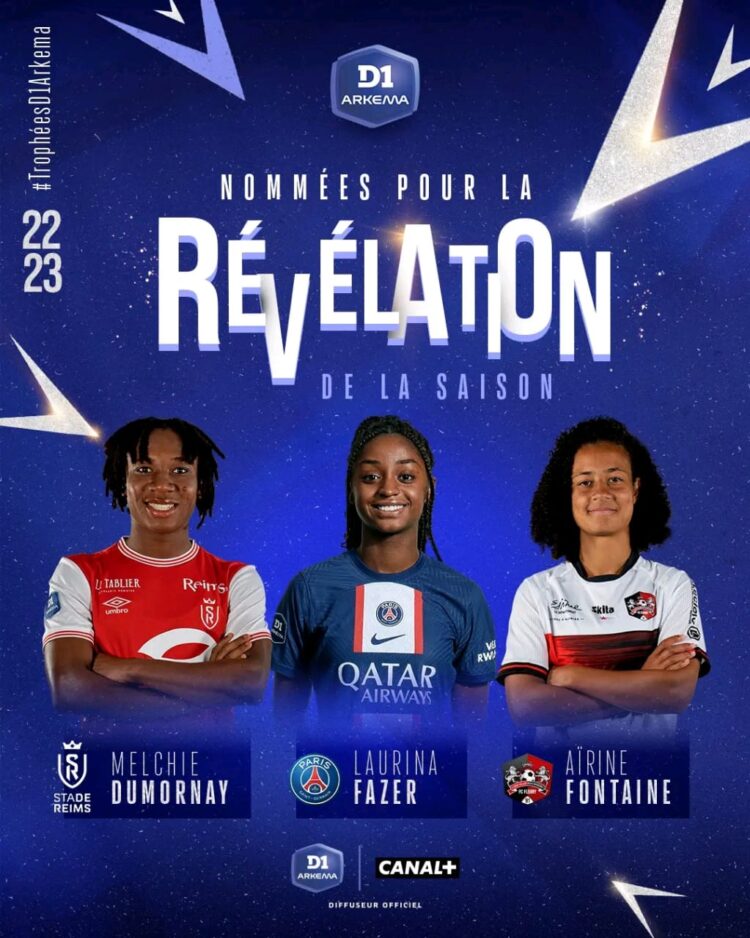 FOOT -EXPATRIÉS : CORVENTINA NOMINÉE AU TROPHÉE DE RÉVÉLATION DE LA D1 AKERMA