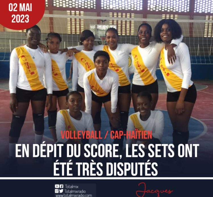 VOLLEYBAL / CAP-HAÏTIEN : JAGUAR S’EST DISPOSÉ DE BLACK PANTHER