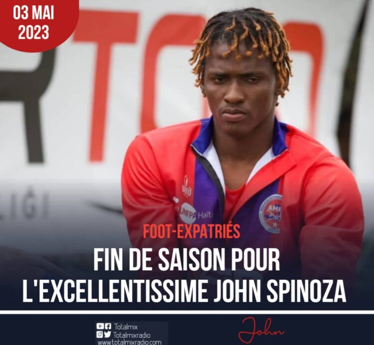 FOOT-EXPATRIÉS : FIN DE SAISON POUR L’EXCELLENTISSIME JOHN SPINOZA