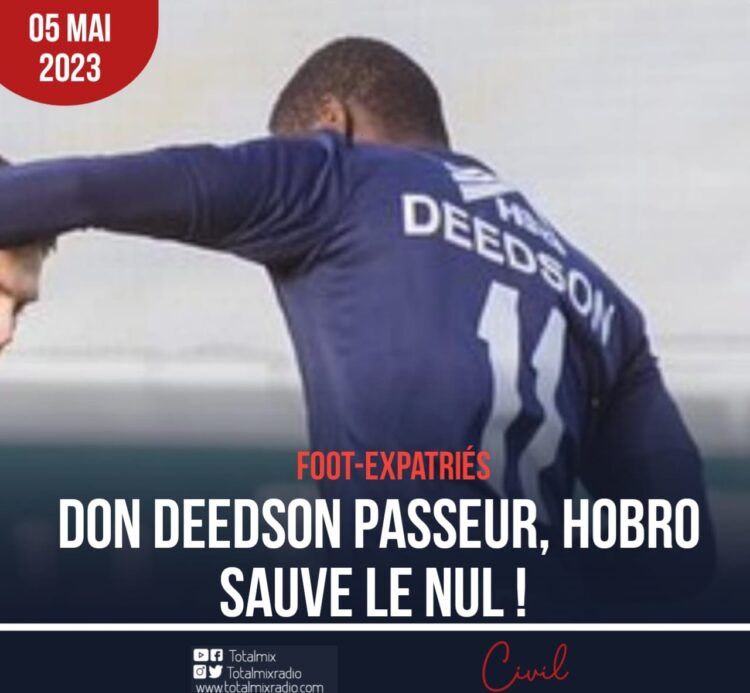 FOOT – EXPATRIÉS : DON DEEDSON PASSEUR, HOBRO SAUVE LE NUL !