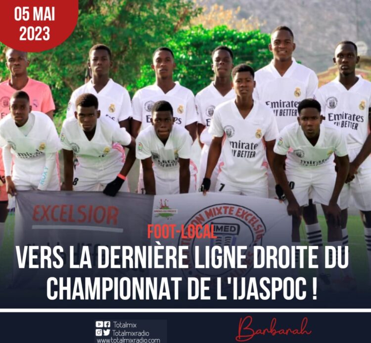 FOOTBALL : VERS LA DERNIÈRE LIGNE DROITE DU CHAMPIONNAT DE L’IJASPOC