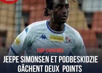 FOOT-EXPATRIÉS: JEEPE SIMONSEN ET PODBESKIDZIE GÂCHENT DEUX POINTS