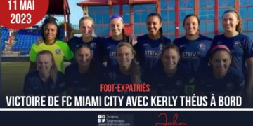 FOOT-EXPATRIÉS : VICTOIRE DE FC MIAMI CITY AVEC KERLY THÉUS À BORD