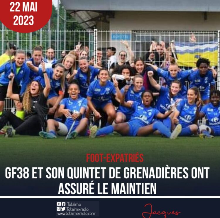 FOOTBALL-EXPATRIÉS : GRENOBLE TRIOMPHE, UNE HAÏTIENNE BUTEUSE