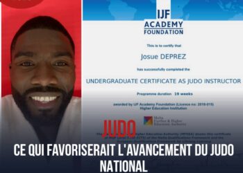 JUDO-FORMATION : UN CADRE DU JUDO HAÏTIEN DÉCROCHE UNE LICENCE