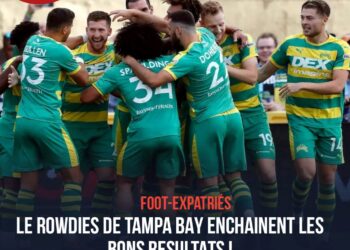 FOOT- EXPATRIÉS : LE ROWDIES DE TAMPA BAY ENCHAINENT LES BONS RESULTATS