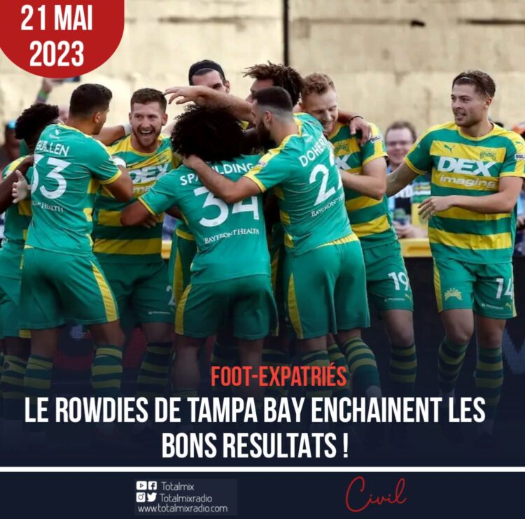 FOOT- EXPATRIÉS : LE ROWDIES DE TAMPA BAY ENCHAINENT LES BONS RESULTATS