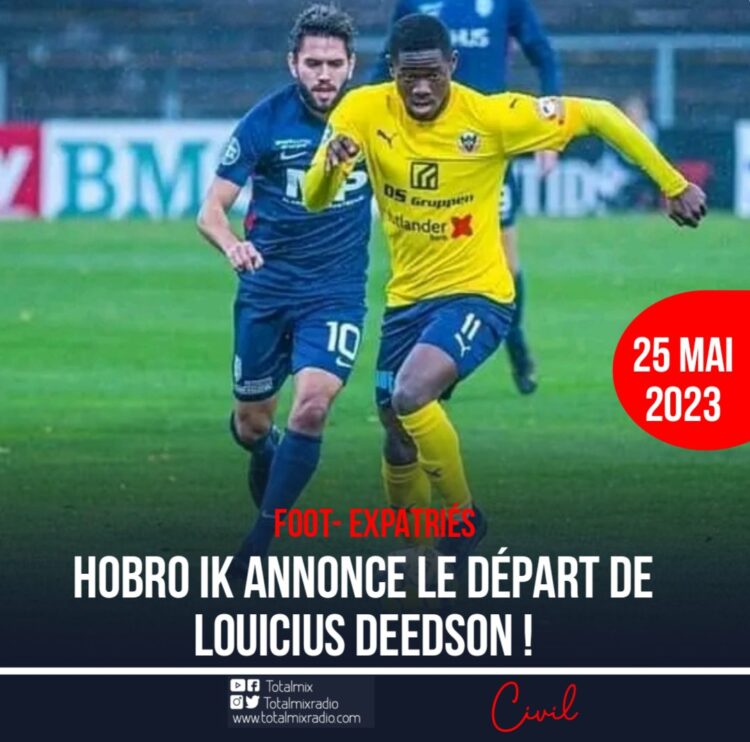 FOOT- EXPATRIÉS : HOBRO IK ANNONCE LE DÉPART DE LOUICIUS DEEDSON !