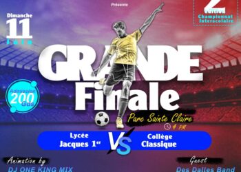 FOOTBALL : LYCÉE JACQUES 1ER VS COLLÈGE CLASSIQUE, LA FINALE DU TOURNOI DE L’IJASPOC