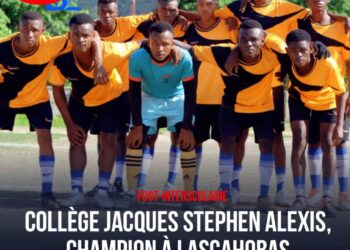 FOOTBALL : COLLÈGE JACQUES STEPHEN ALEXIS, CHAMPION À LASCAHOBAS