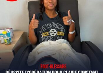 FOOT-BLESSURE : RÉUSSITE D’OPÉRATION POUR CLAIRE CONSTANT