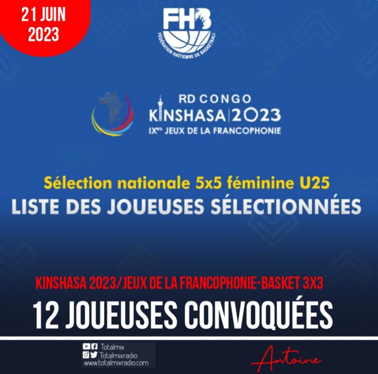 BASKET/JEUX DE LA FRANCOPHONIE : CONVOCATION DE 12 JOUEUSES PAR LE SÉLECTIONNEUR MAURICE