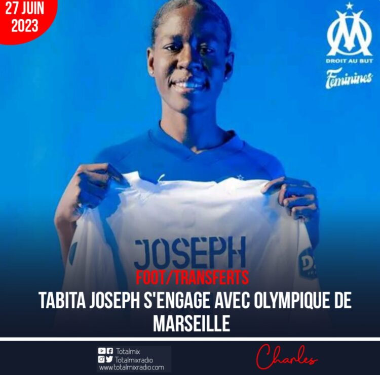 FOOT-EXPATRIÉS : TABITA JOSEPH S’ENGAGE AVEC L’OLYMPIQUE DE MARSEILLE