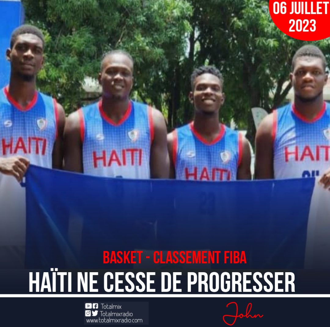 BASKET/CLASSEMENT MONDIAL : NETTE PROGRESSION D’HAÏTI