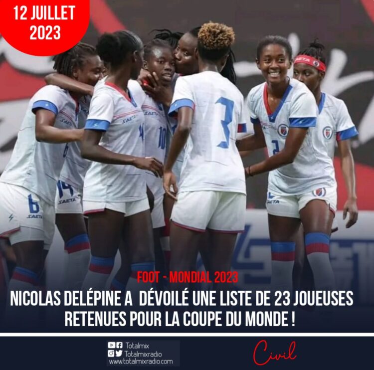 FOOT – MONDIAL 2023 : NICOLAS DELÉPINE A DÉVOILÉ LA LISTE DE 23 JOUEUSES RETENUES !