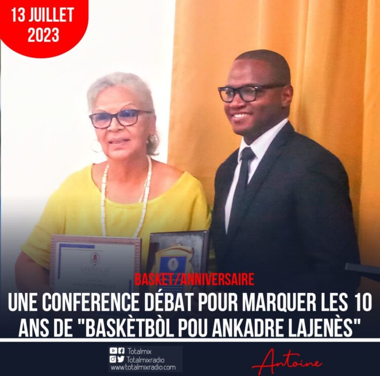 BASKET/ANNIVERSAIRE : CÉLÉBRATION À L’HÔTEL MONTANA DES 10 ANS DU “BASKETBÒL POU ANKADRE LAJENÈS”