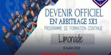 BASKET/FORMATION : LIMONADE ACCUEILLE LE PROGRAMME “DEVENIR OFFICIEL ARBITRAGE 3X3”