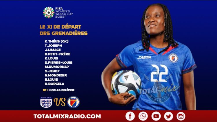 CDM-F 2023 : LES ONZE GRENADIÈRES QUI DÉBUTENT FACE À L’ANGLETERRE