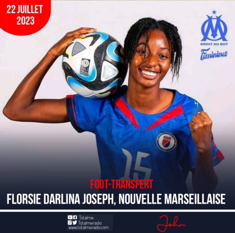 FOOT-EXPATRIÉES : FLORSIE DARLINA JOSEPH, NOUVELLE COQUELUCHE DE L’OM