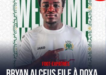 FOOT-EXPATRIÉS: BRYAN ALCEUS PARAPHE UN CONTRAT À DOXA FC