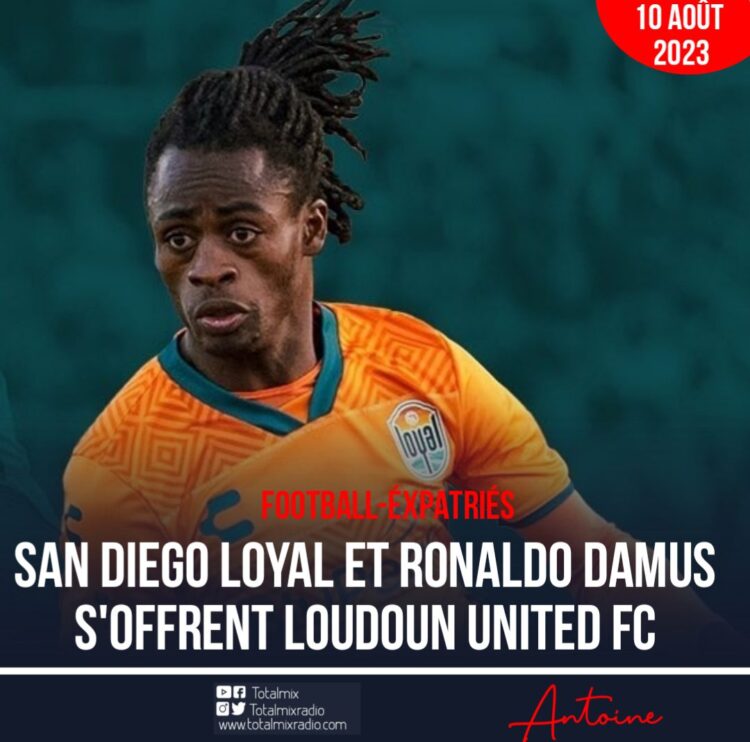 FOOT-EXPATRIÉS : VICTOIRE DE SAN DIEGO LOYAL, RONALDO DAMUS ENTRÉ EN COURS DE JEU