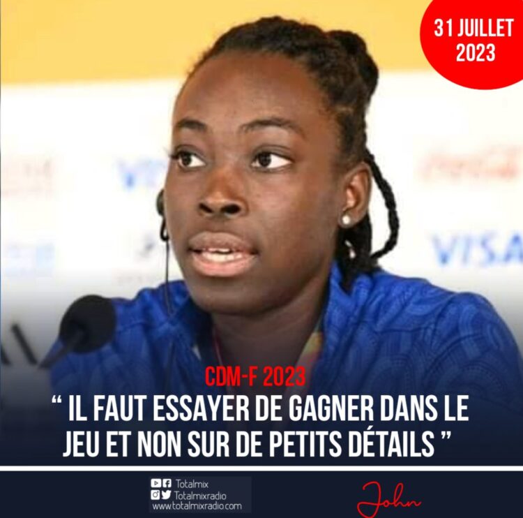 CDM-F 2023 : SHWENDESKY ÉVOQUE LA CONCENTRATION DES GRENADIÈRES POUR AFFRONTER LE DANEMARK