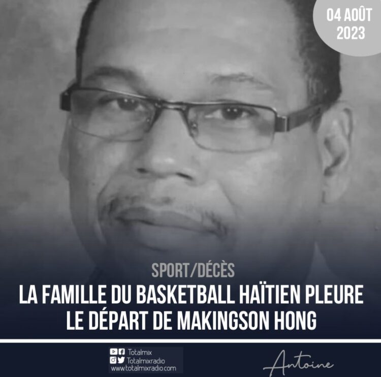 SPORT / NÉCROLOGIE : LE PRÉSIDENT DE LA LIGUE DU NORD, MAKINGSON HONG , S’EN VA POUR L’AU-DELÀ