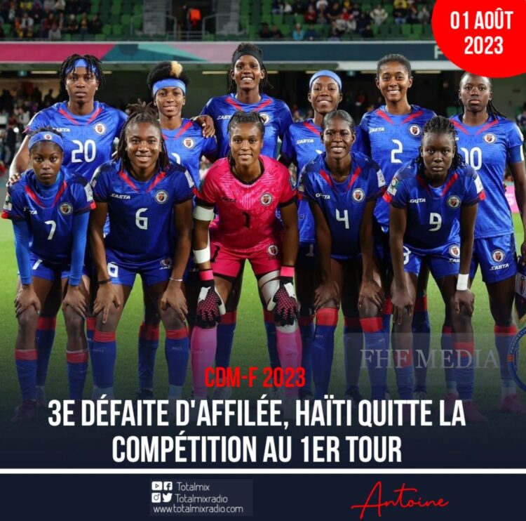 CDM- F 2023 : HAÏTI QUITTE LE MONDIAL OCÉANIEN SANS MARQUER UN BUT