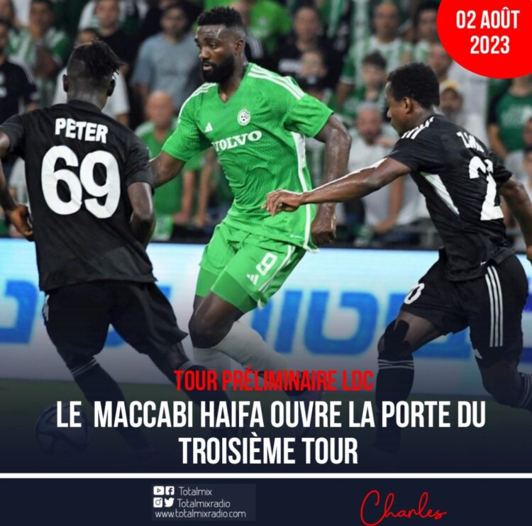 TOUR PRÉLIMINAIRE LDC : FRANTZDY PIERROT PASSEUR DÉCISIF, LE MACCABI HAIFA SE RÉGALE