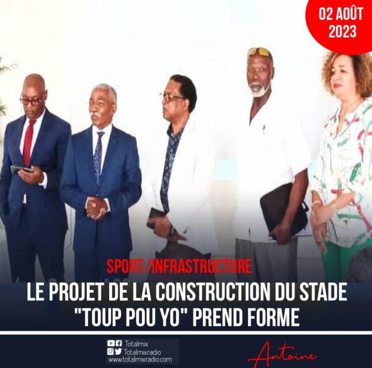 SPORT / INFRASTRUCTURE : LE PLAN DE CONSTRUCTION DU STADE INTERNATIONAL ACHEVÉ, LA FONDATION “TOUP POU YO” DRESSE LE BILAN ET LE PRÉSENTE AU PUBLIC