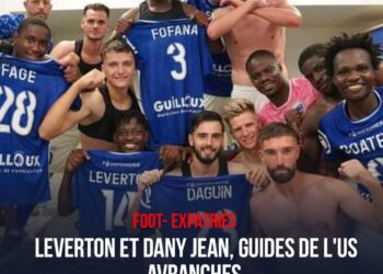FOOT-EXPATRIÉS : VICTOIRE AVRANCHAISE SOUSSIGNÉE LEVERTON ET DANY JEAN